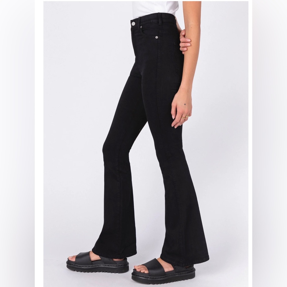 DR Denim MOXY FLARE - BLACK Flared Jeans Size S/32